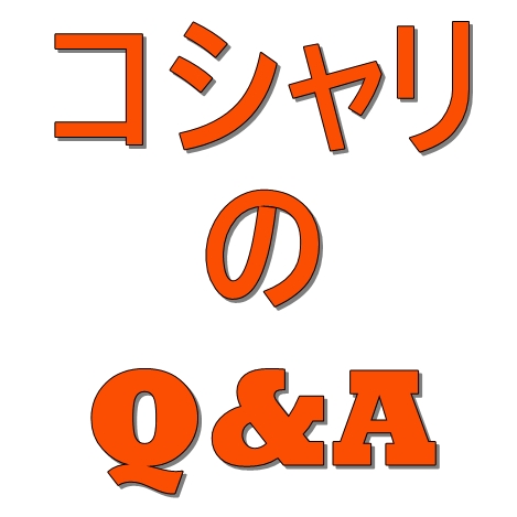 コシャリのQ&A～文法固めるよりも優先するべきは？